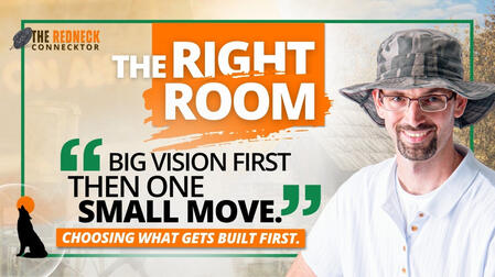 The Right Room Hosted by The Redneck Connecktor: Big Vision First, Then One Small Move: Josette Pelatan as a guest speaker