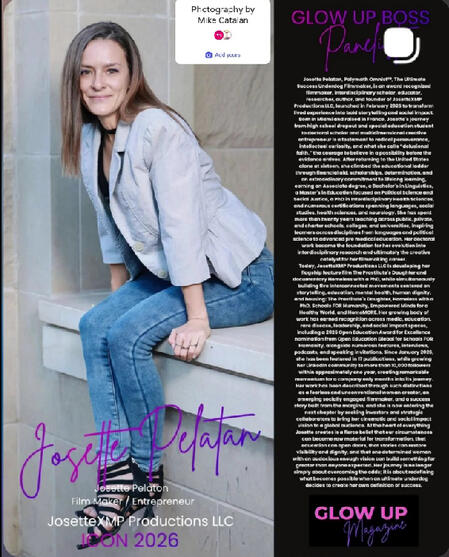 Glow Up Magazine: ICON 2026 - Awarded to Josette Pelatan